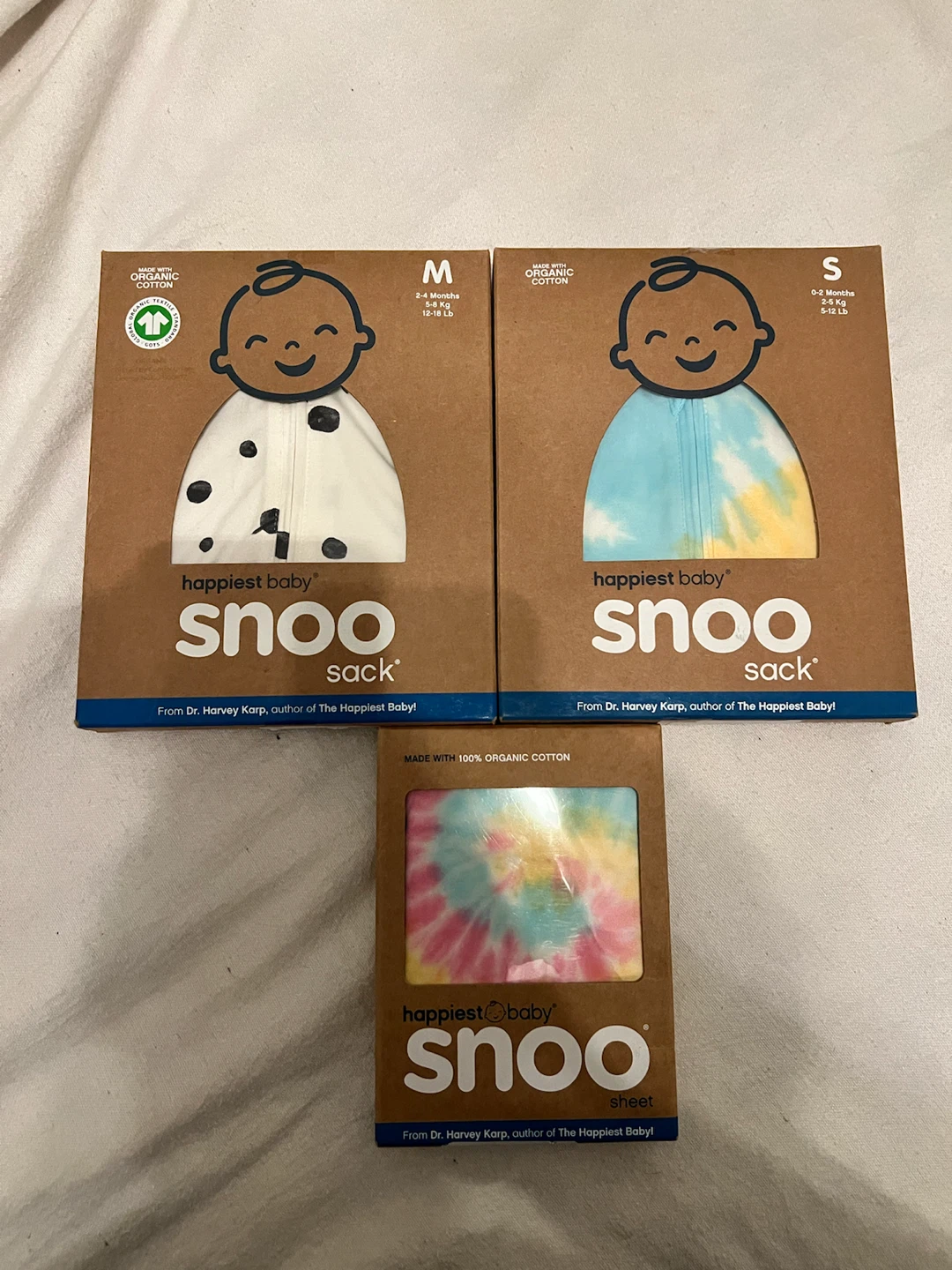 Happiest Baby Snoo Sack & Sheet Bundle - Sizes M, S
