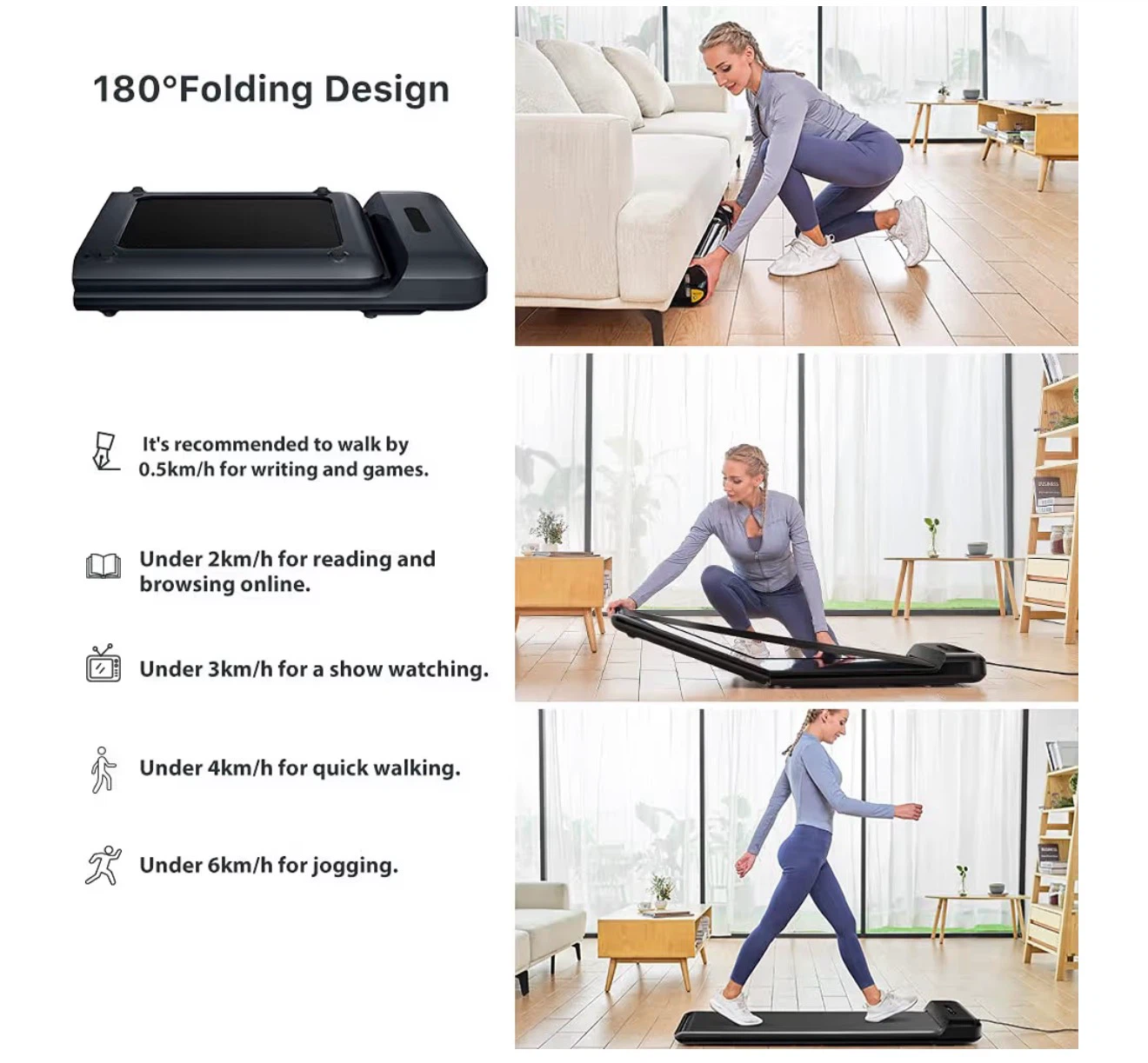 Folding Walking Pad Treadmill - photo 3
