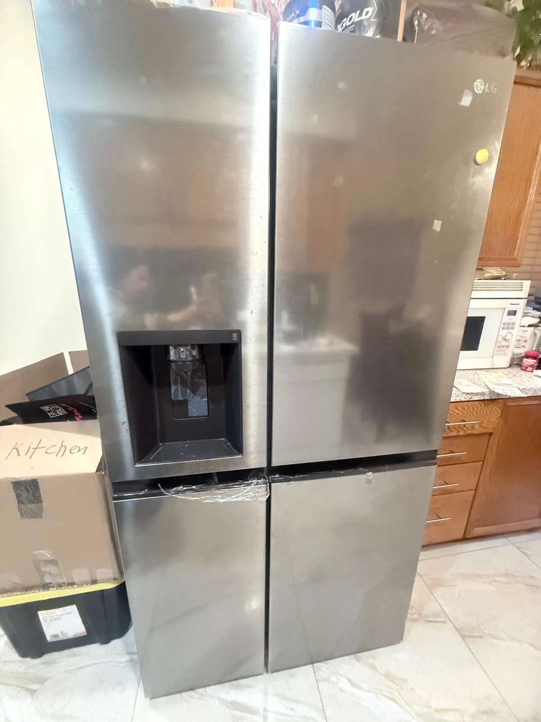 LG Stainless Steel Refrigerator move out sale