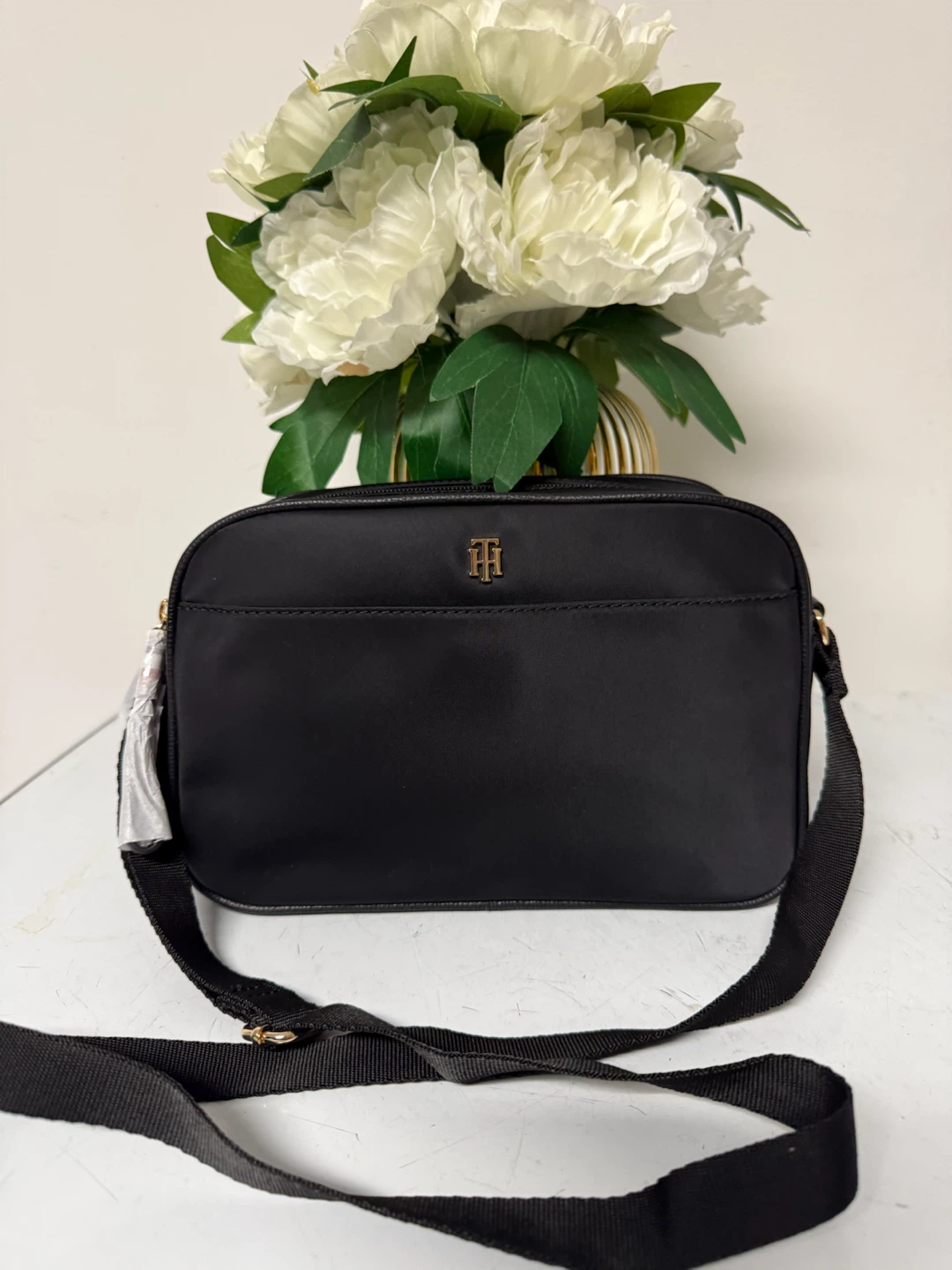 Tommy Hilfiger Black Camera Bag