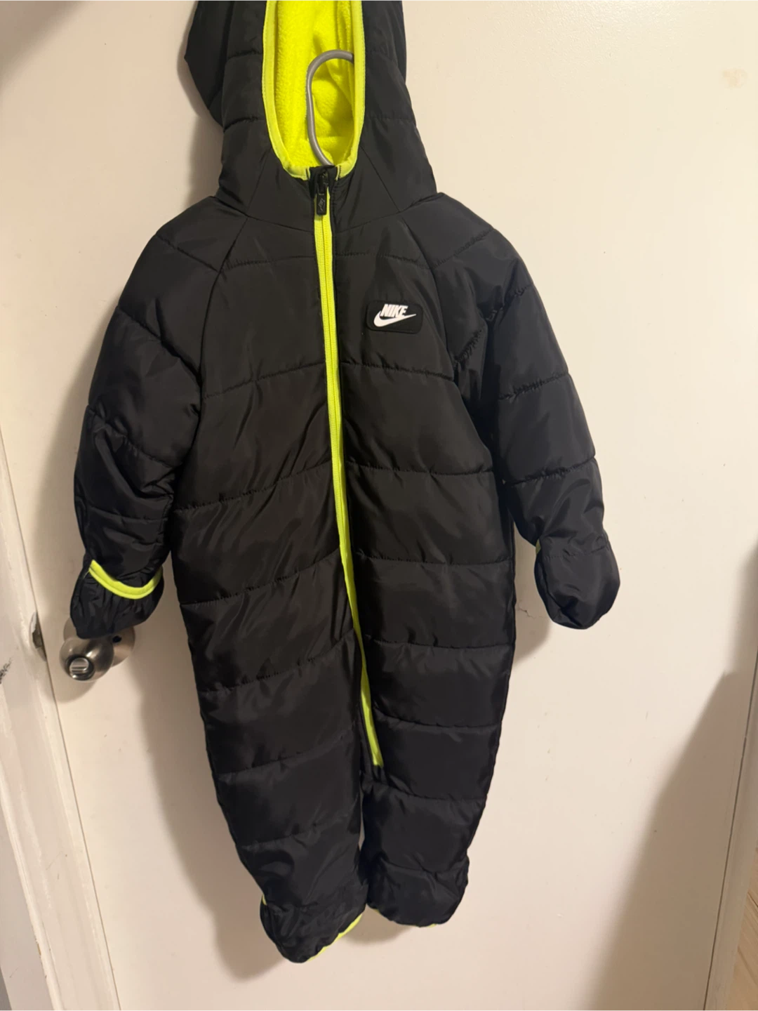 Nike Toddler Snowsuit - Black/Neon