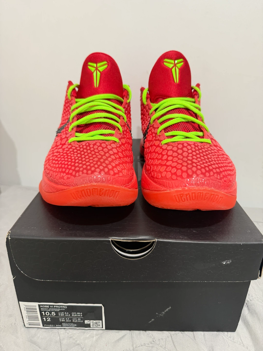 Nike kobe 6 Reserve Grinch size 10.5 - photo 3