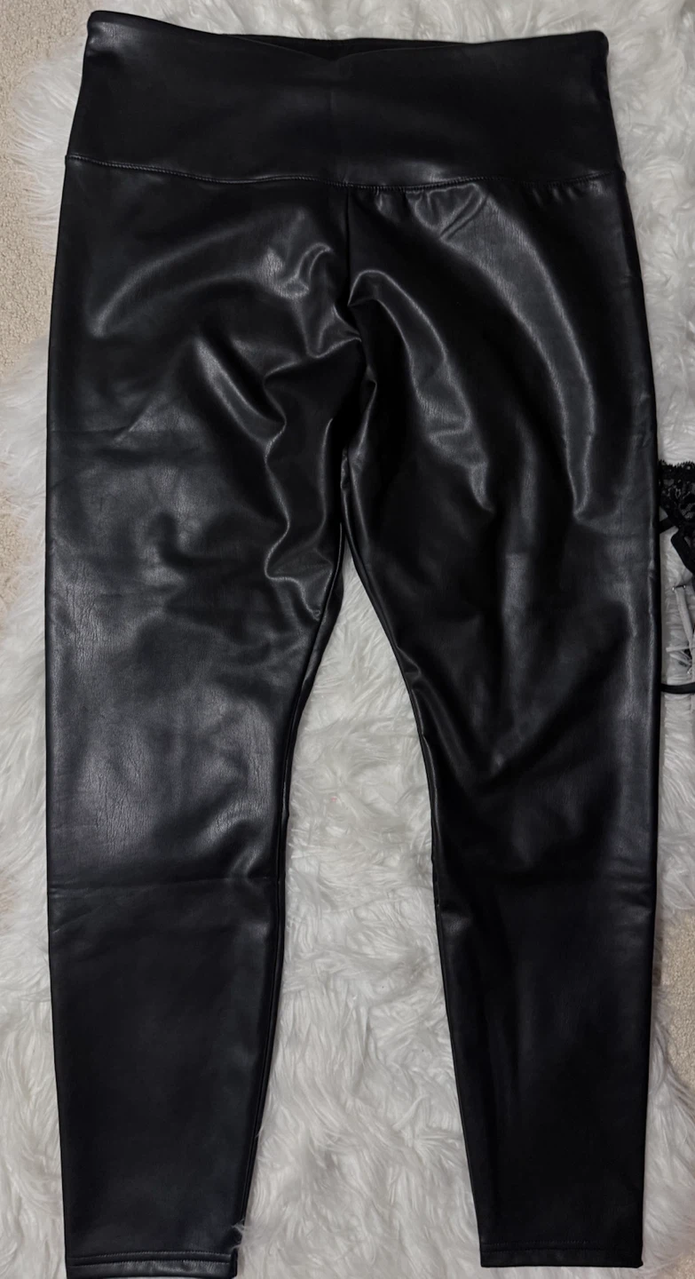 Joe Fresh Faux Leather Leggings XL BRAND NEW - photo 3