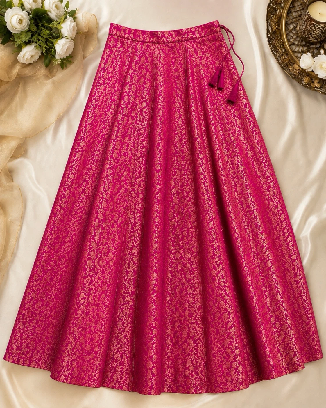 Lehenga Skirt and Blouse with Dupatta/Shrug - photo 3