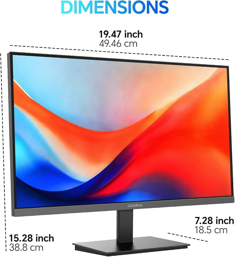 KOORUI 22" FHD 120Hz Adaptive Sync Monitor - photo 3