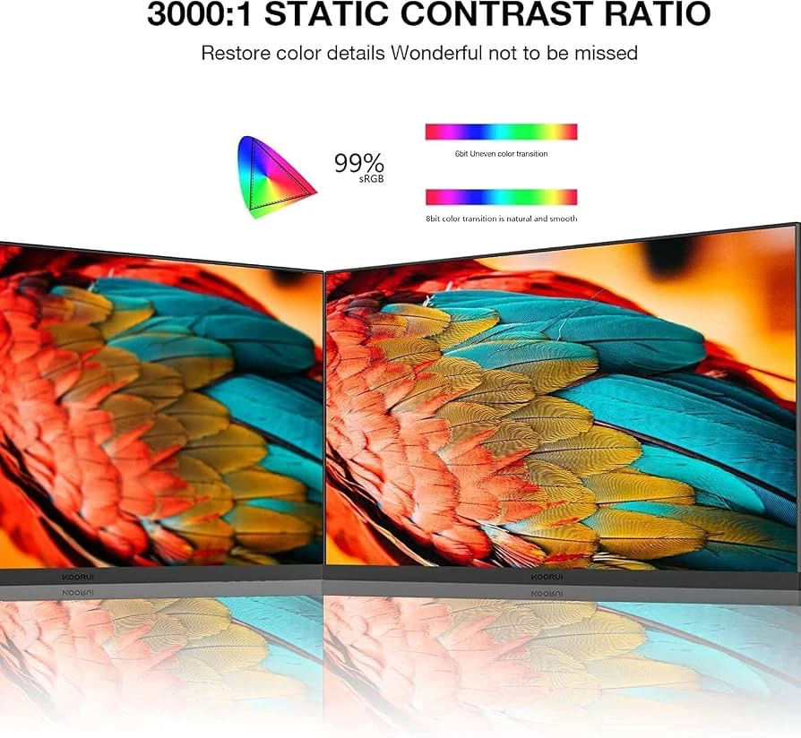 KOORUI 22" FHD 120Hz Adaptive Sync Monitor - photo 4