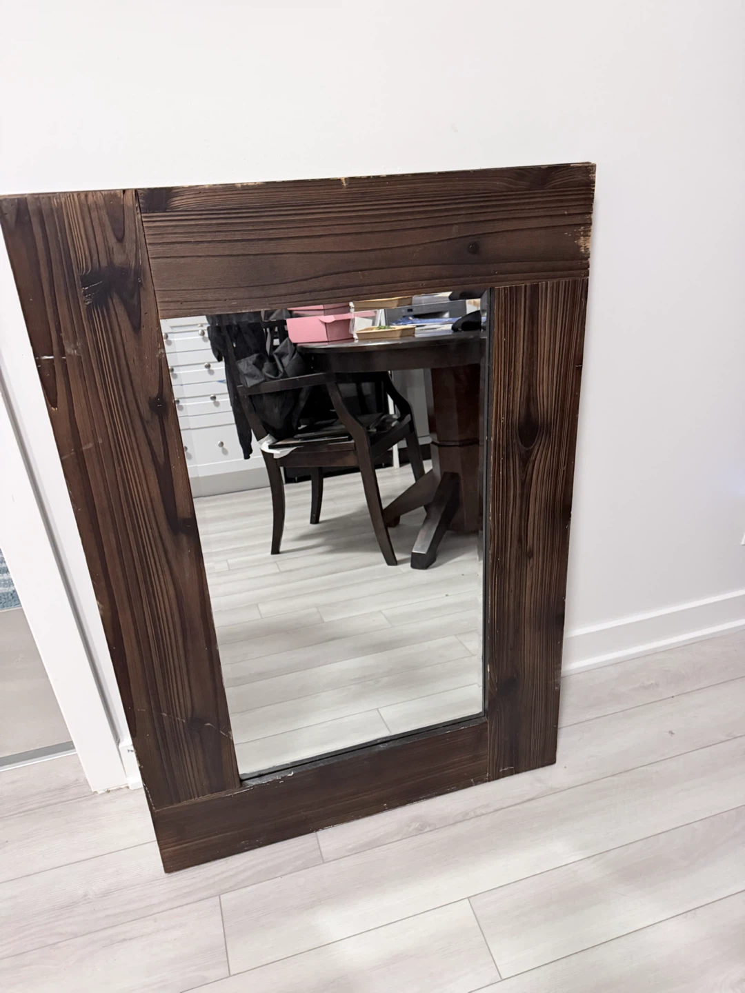 Wooden Framed Mirror