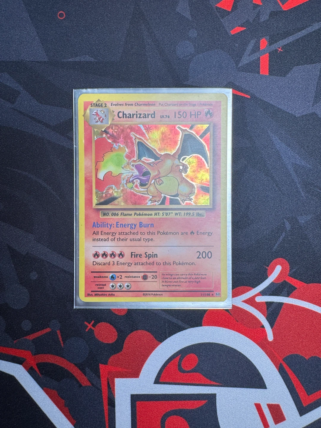 Pokémon Charizard LV.76 Trading Card
