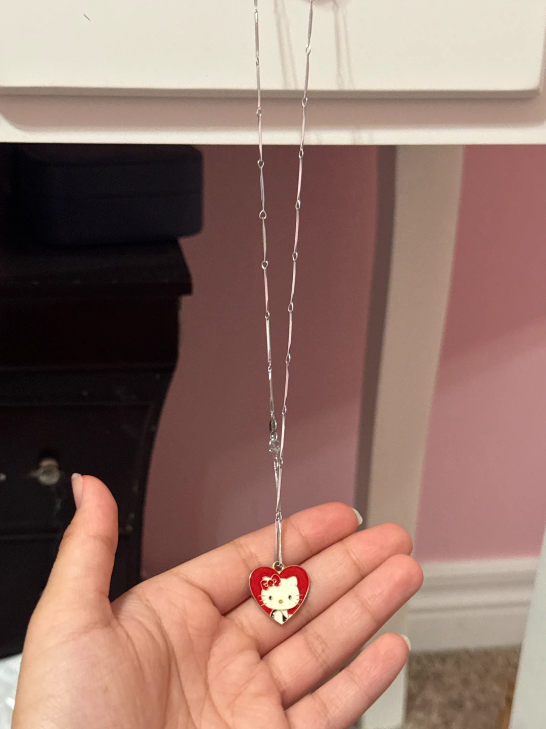 Hello Kitty Red Heart Necklace