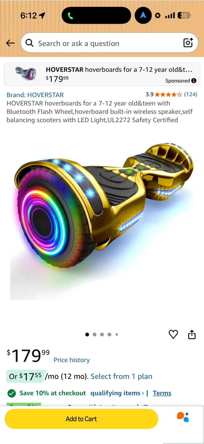 Hoverstar Electric Balance Wheel Hoverboard