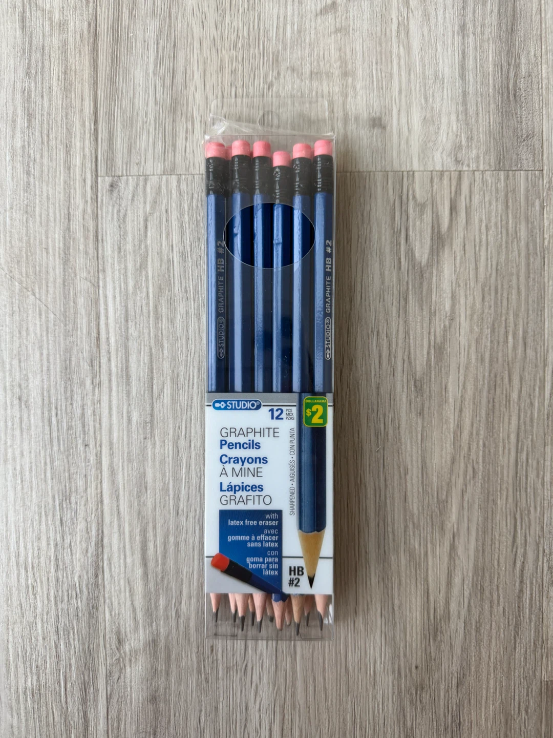 $0.50 for 11 STUDIO® GRAPHITE Pencils with latex free eraser
