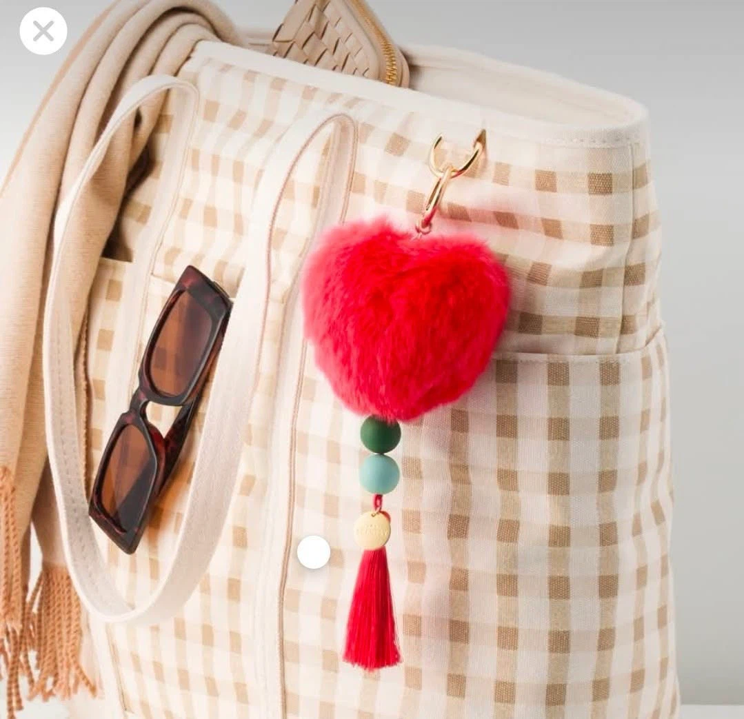Red Heart Scentsy Charm Clip