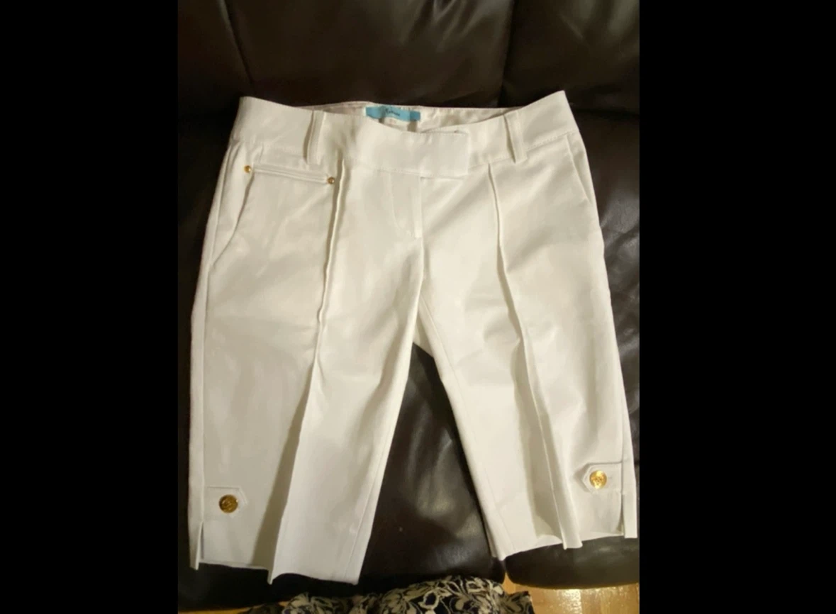 Marciano White Capris with Gold Buttons - photo 2