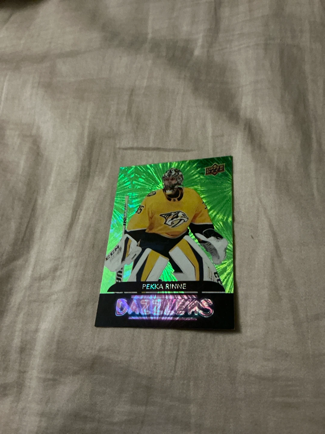 Pekka Rinne Dazzlers 2020-21 Upper Deck Hockey Card