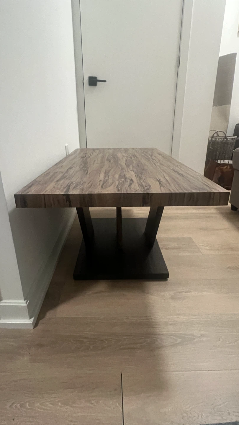Wooden coffee table - photo 2