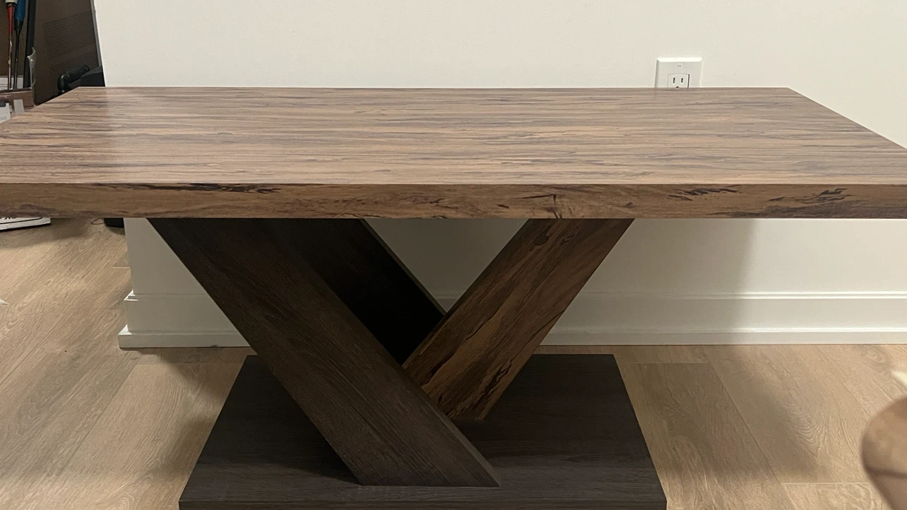 Wooden coffee table - photo 3