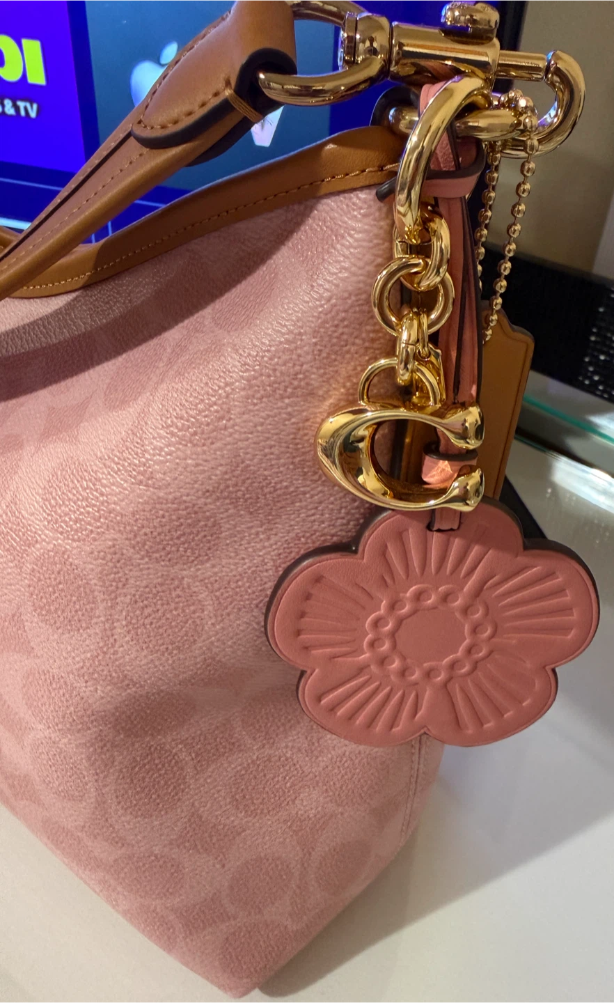 Coach Laurel Shoulder Bag in Powder pink - photo 3