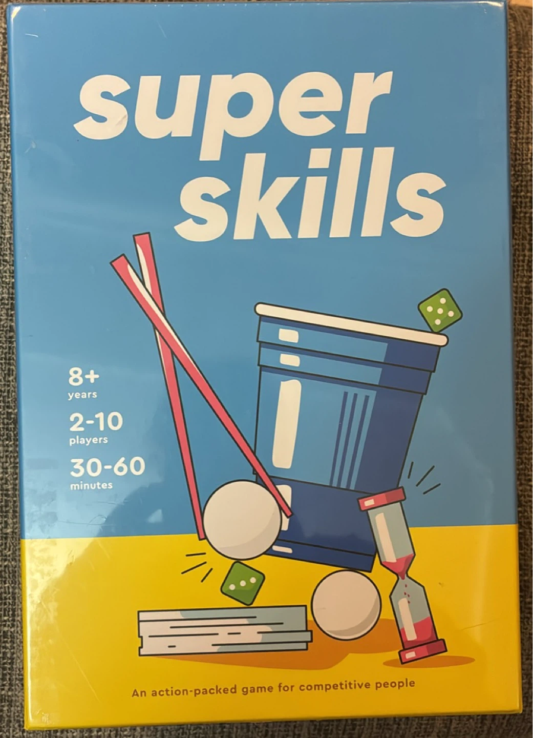New Sealed Super Skills Action Party Game