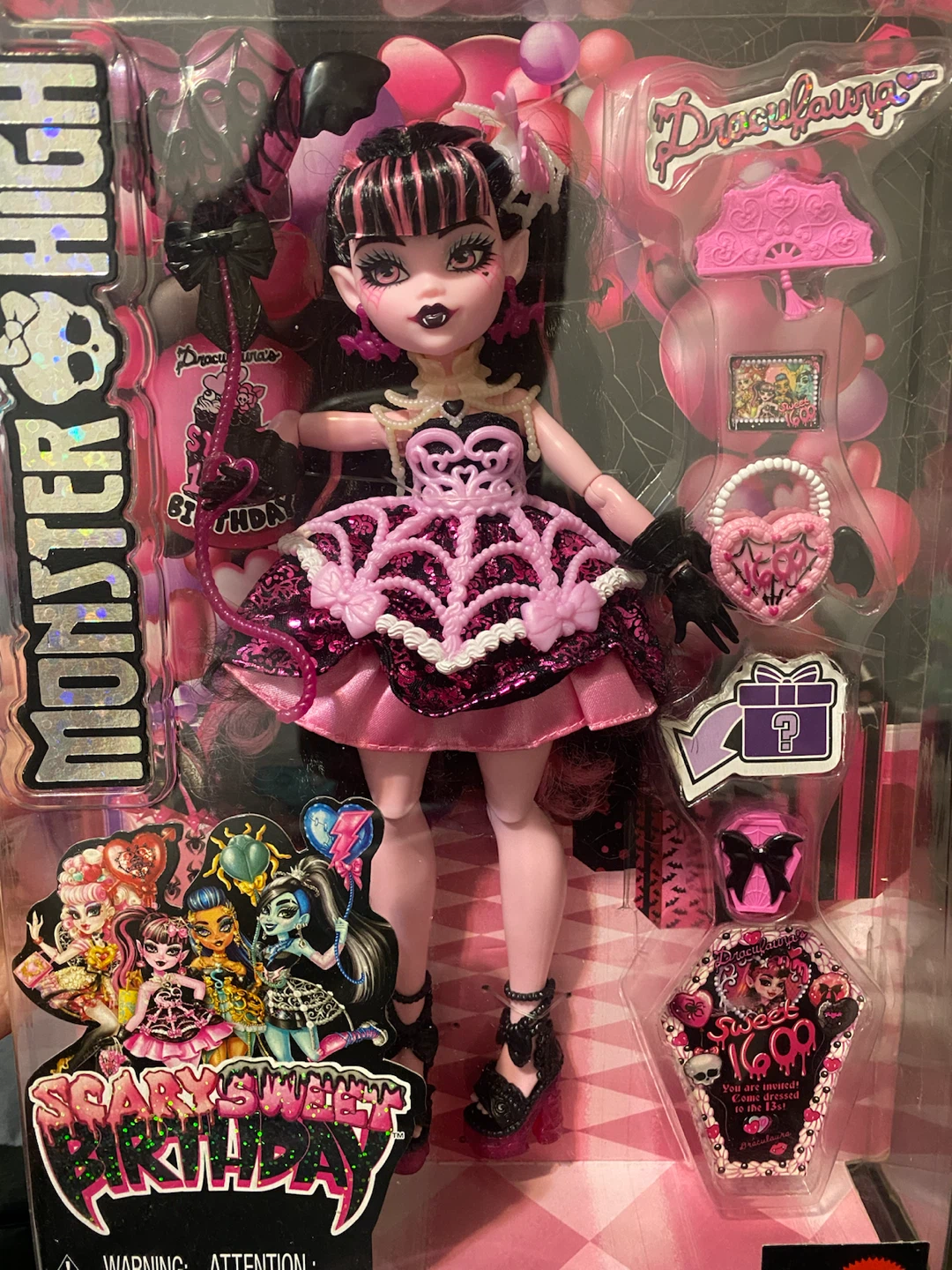Monster High Draculaura Scary Sweet Birthday Doll