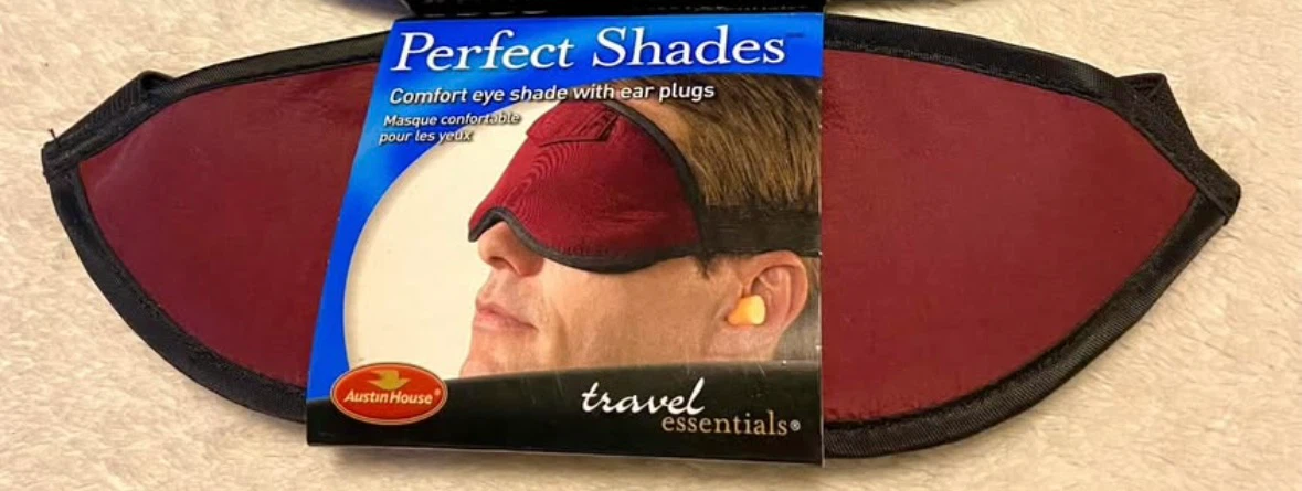 NEW EYE MASK & EAR PLUGS