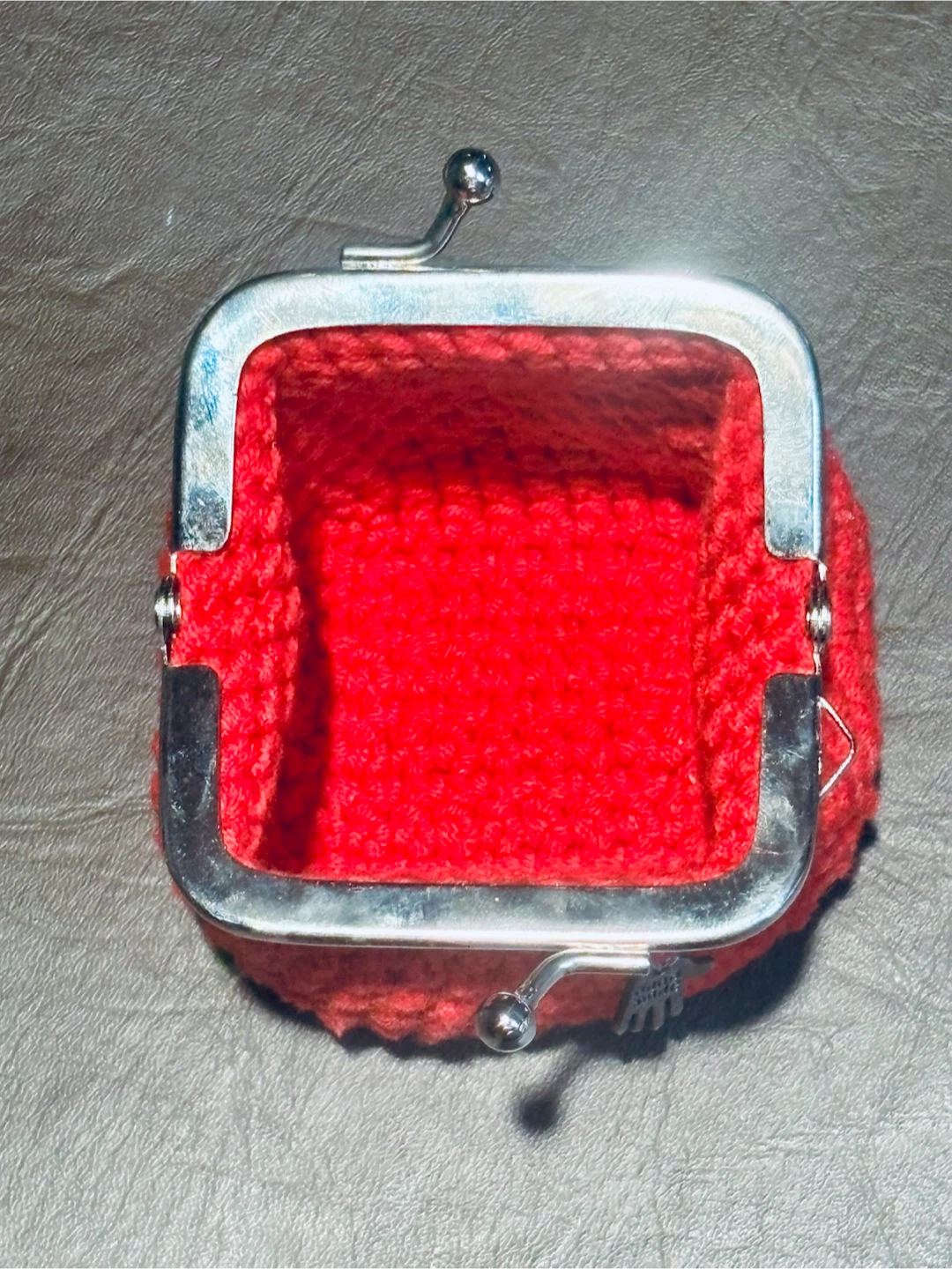 NEW Handmade Crochet Coin Purse - photo 2