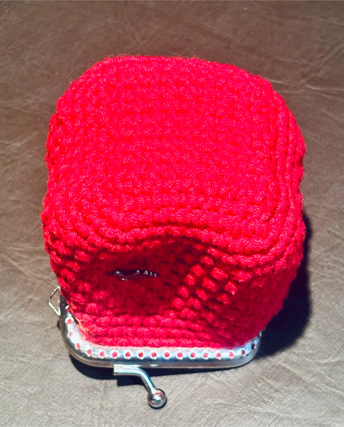 NEW Handmade Crochet Coin Purse - photo 5