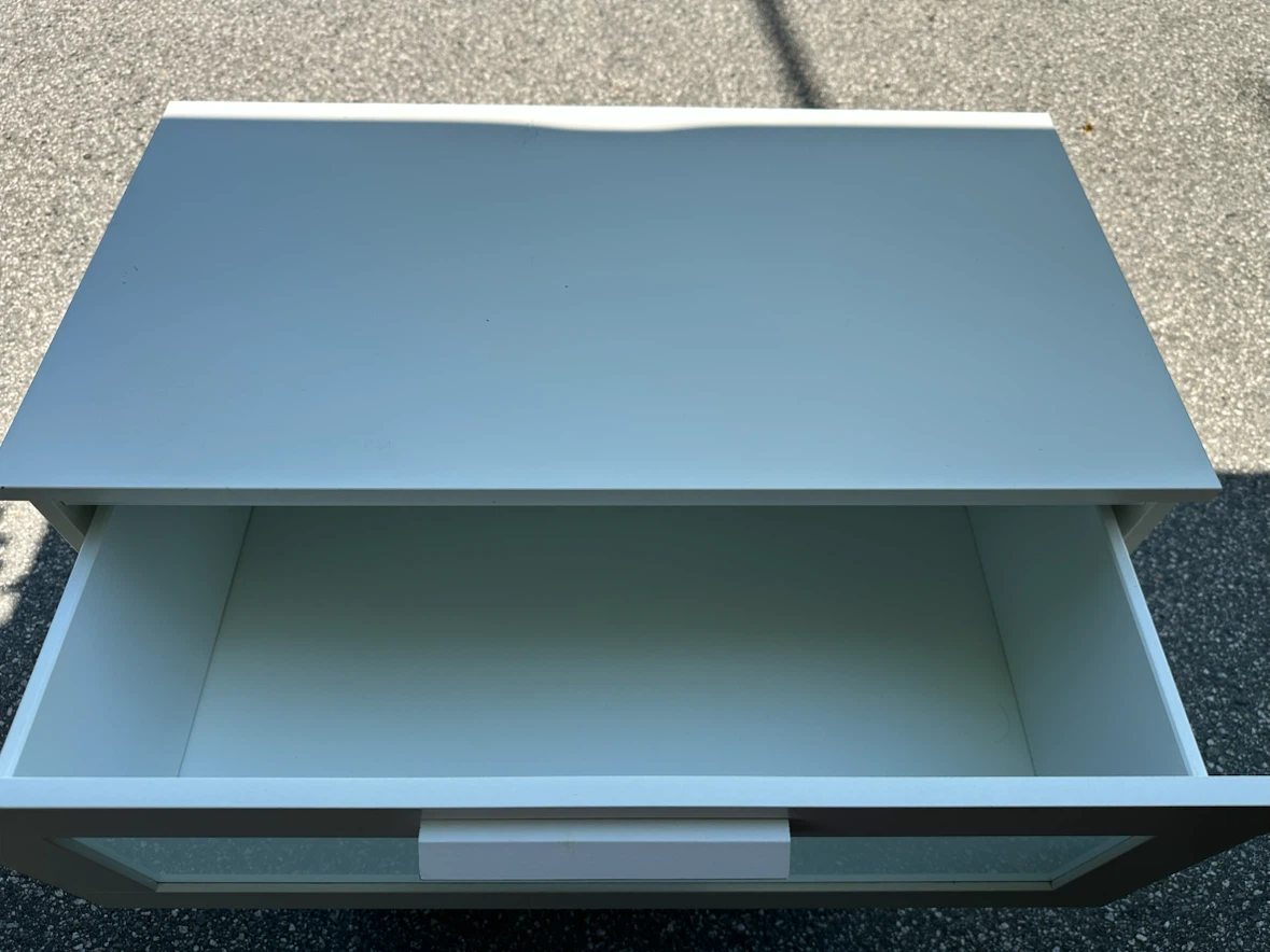 White 3 drawers dresser * free delivery - photo 2