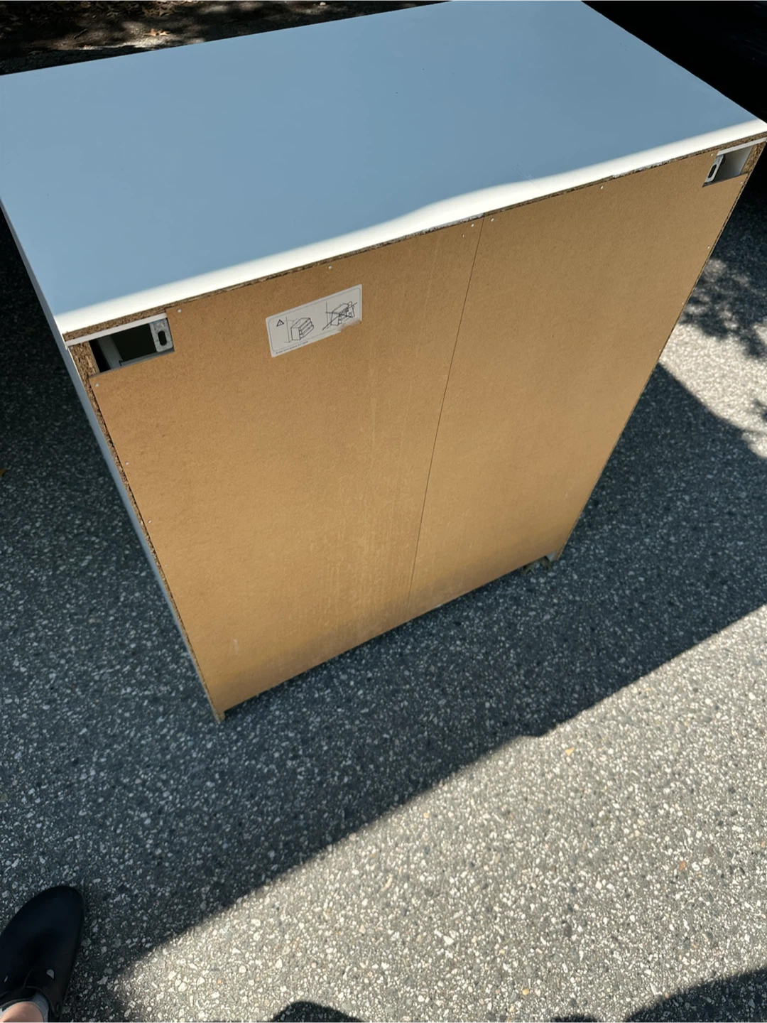 White 3 drawers dresser * free delivery - photo 5