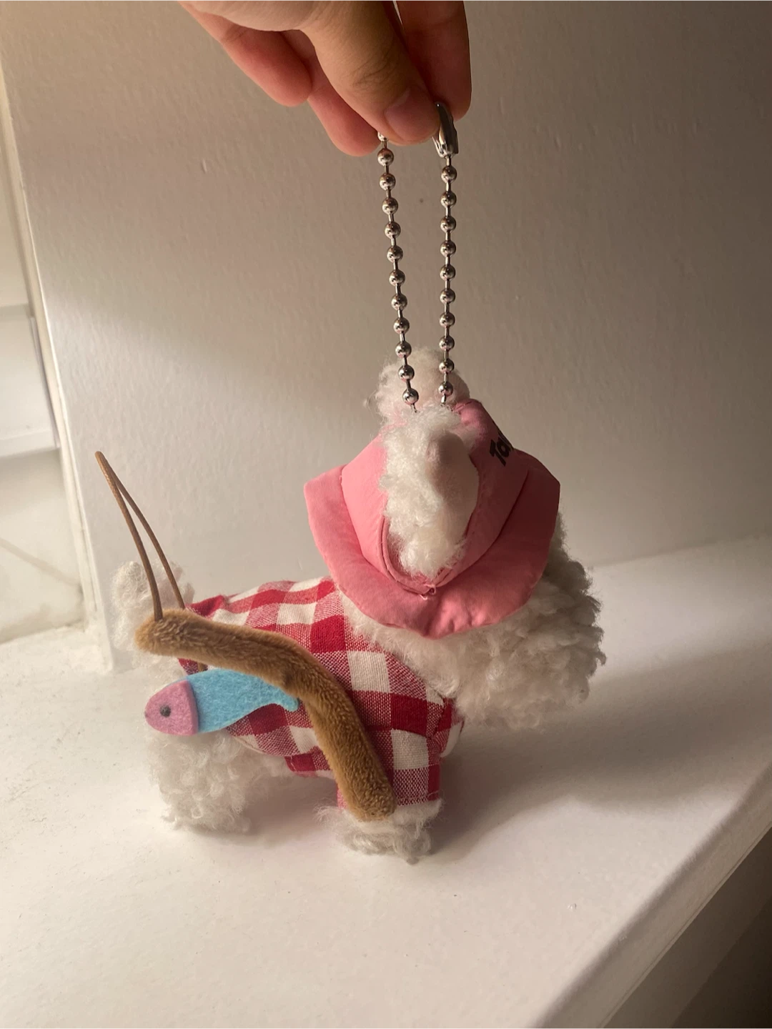 Plush dog keychain - photo 2