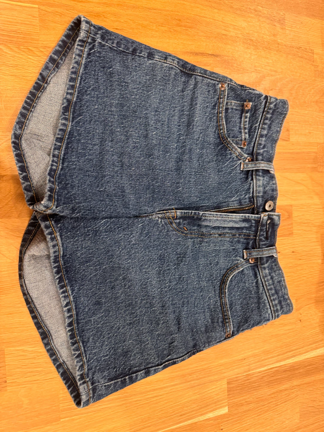 Abercrombie & Fitch The Dad Short High Rise Denim Shorts Size 25