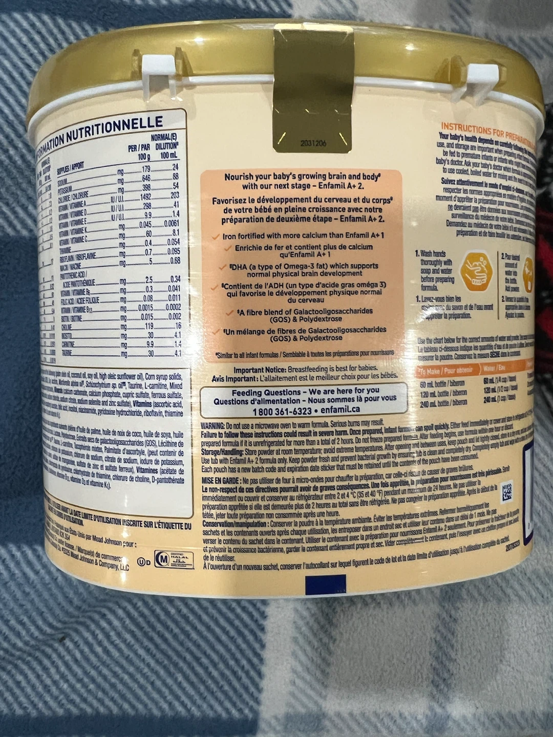 Enfamil A+ Step 2 Baby Formula Powder 550g - photo 2