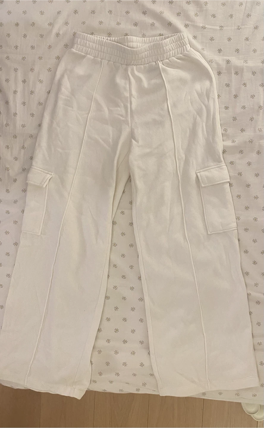 White sweatpants