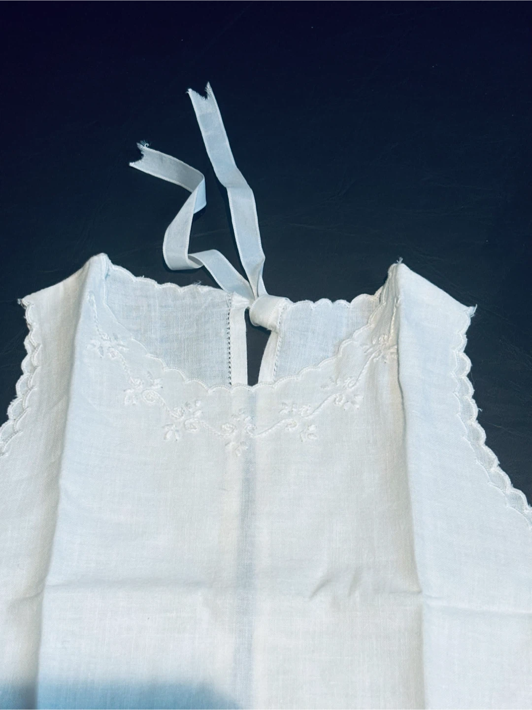 3 Hand Embroidered Baby Tank Tops - photo 2