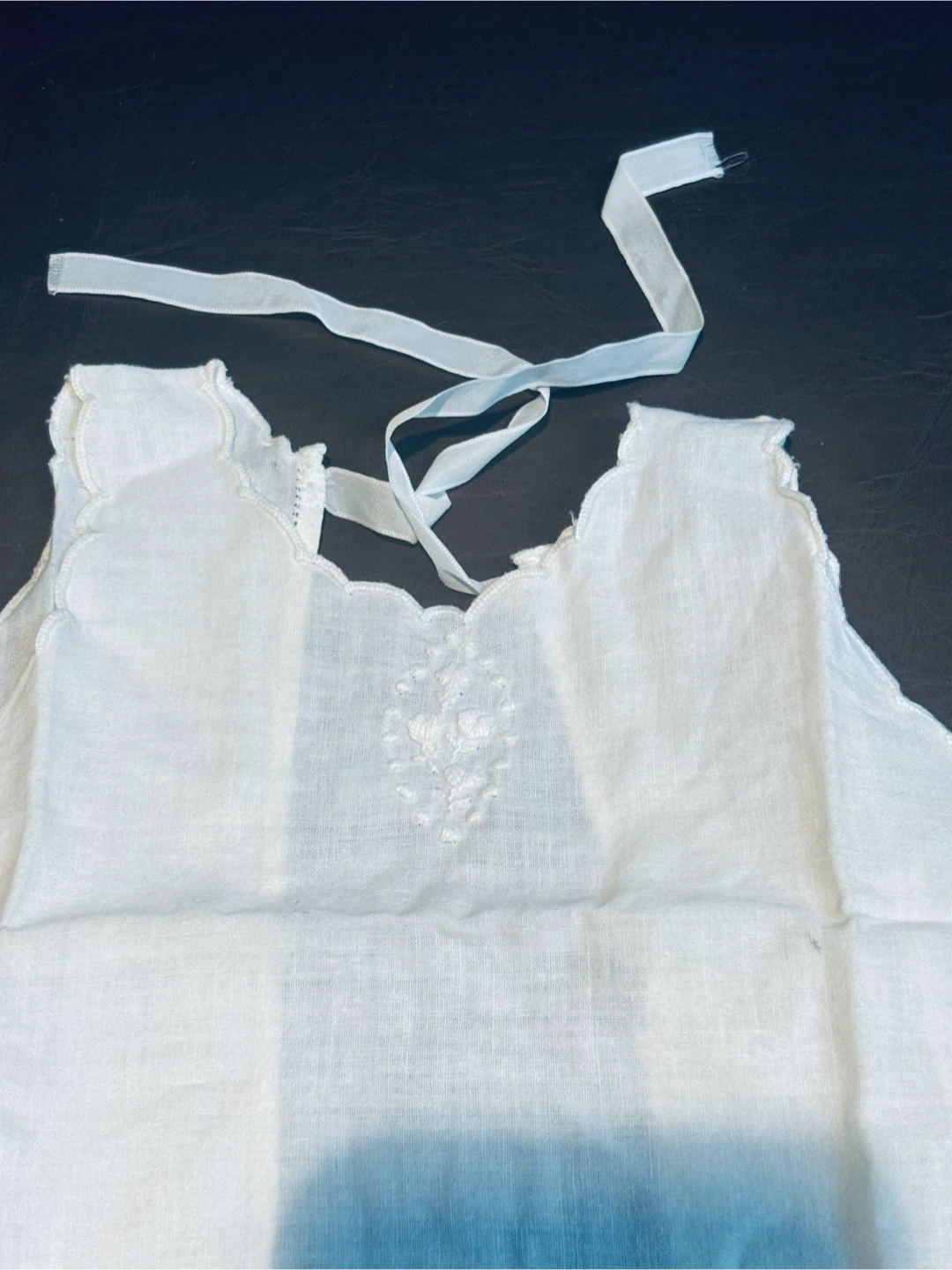 3 Hand Embroidered Baby Tank Tops - photo 3