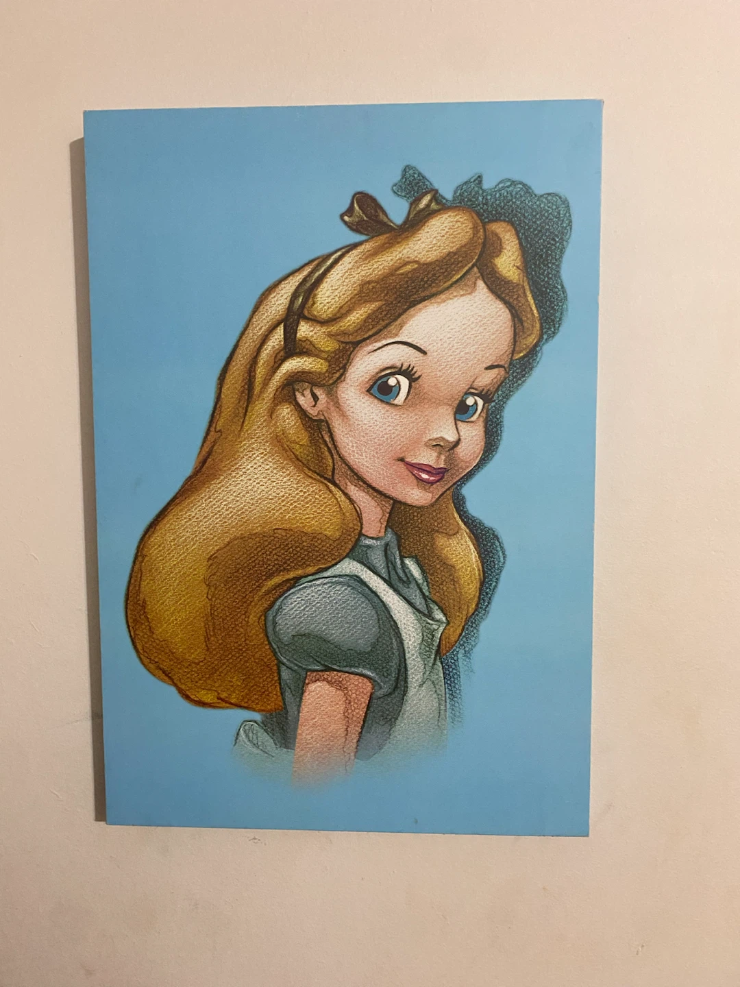 Alice in Wonderland painting