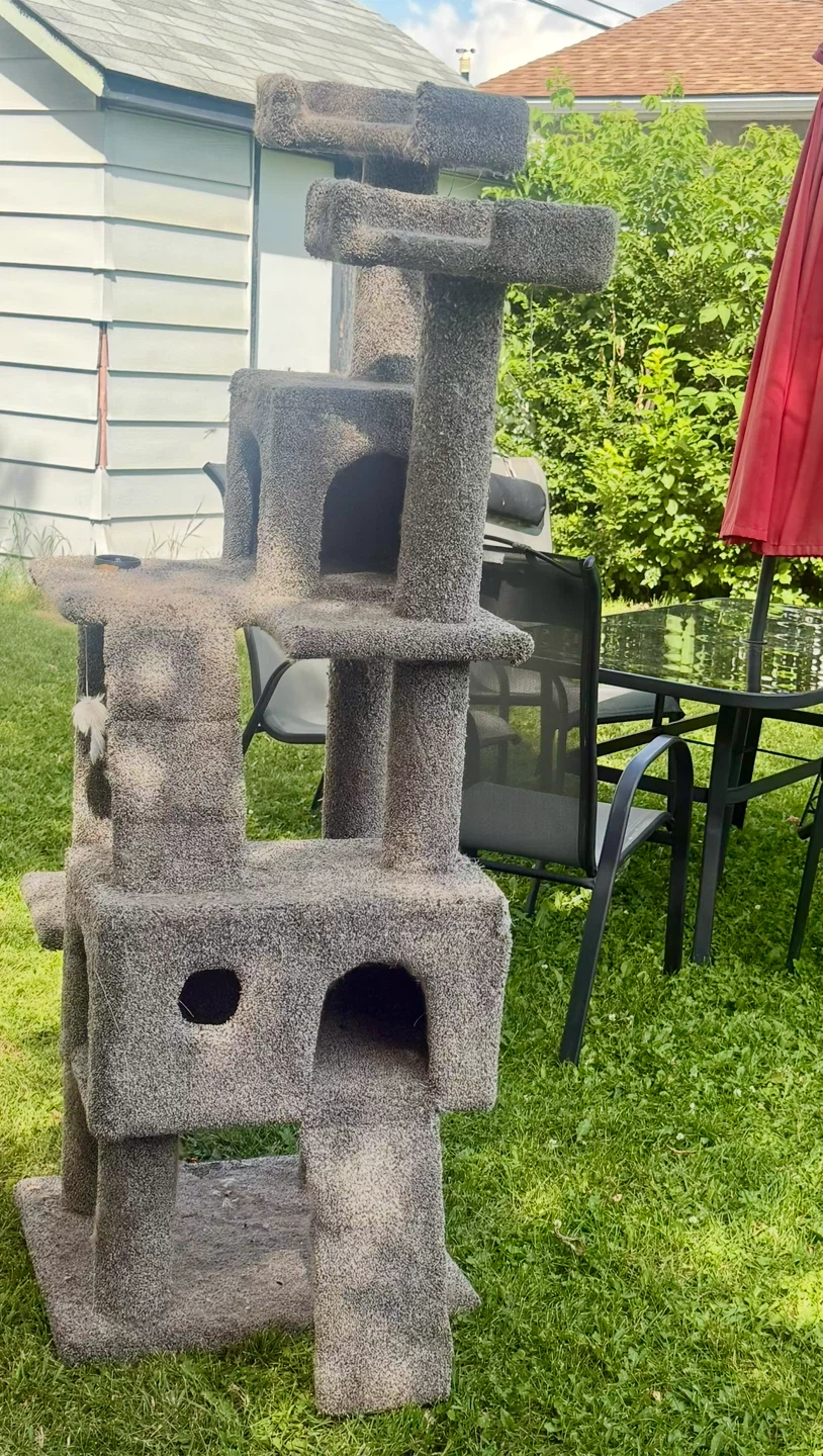 Multi-level Cat Tree Condo with Scratching Posts