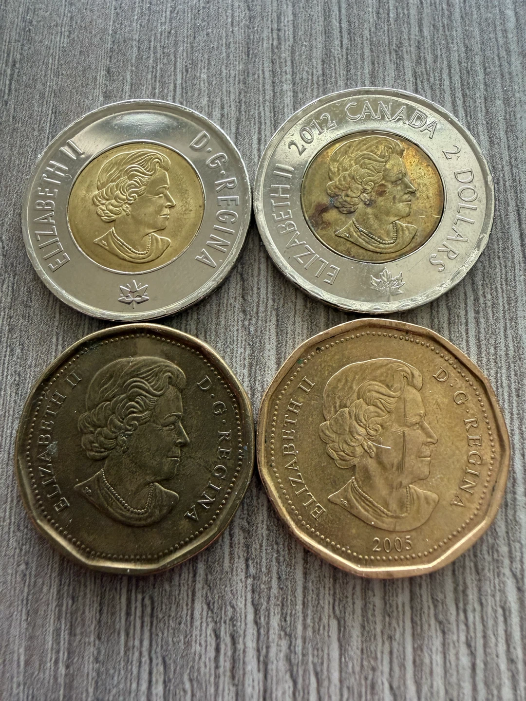 Canadian Toonie and Loonie Coins - photo 2