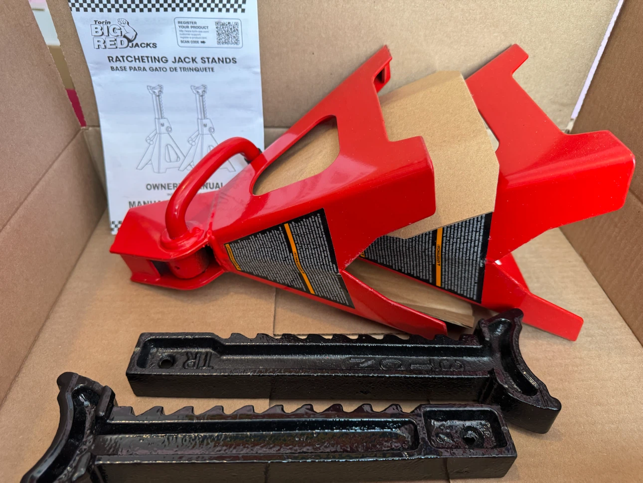 BIG RED 3 Ton (6,000 lb) T43202 Torin Steel Jack Stands - photo 4