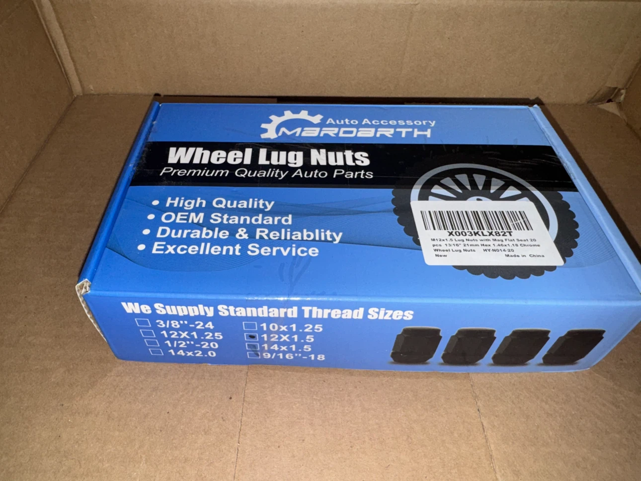 MARDARTH Wheel Lug Nuts - 12x1.5