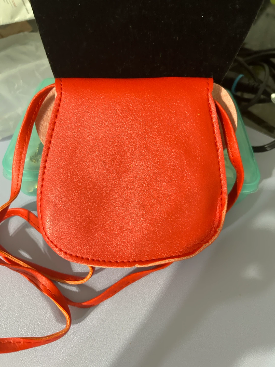 Red Kids Purse with Black Bow - photo 2