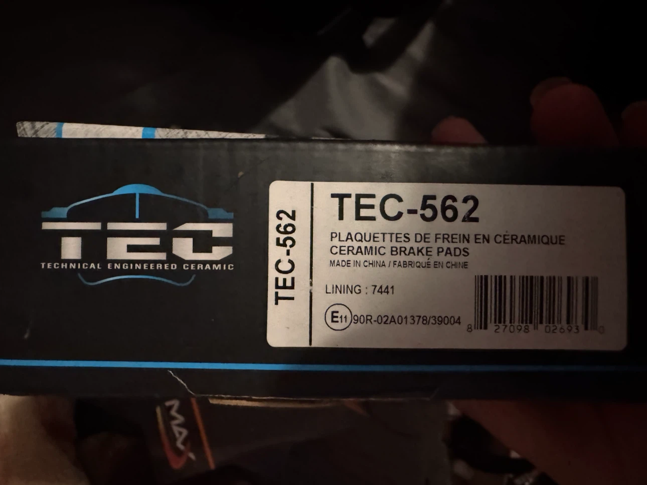 TEC-562 Ceramic Disc Brake Pads - photo 5