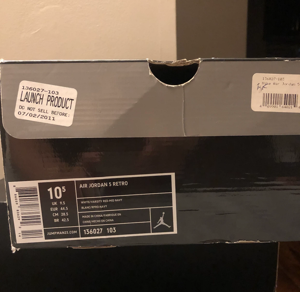 Air Jordan 5 Retro "USA" Sneakers - photo 3