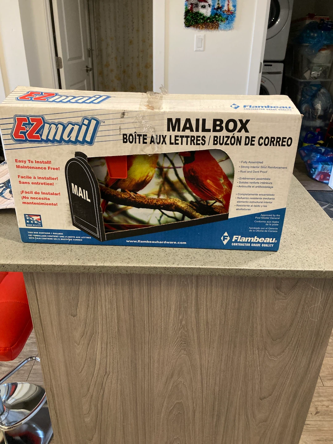 EZ Mail Cardinal Mailbox