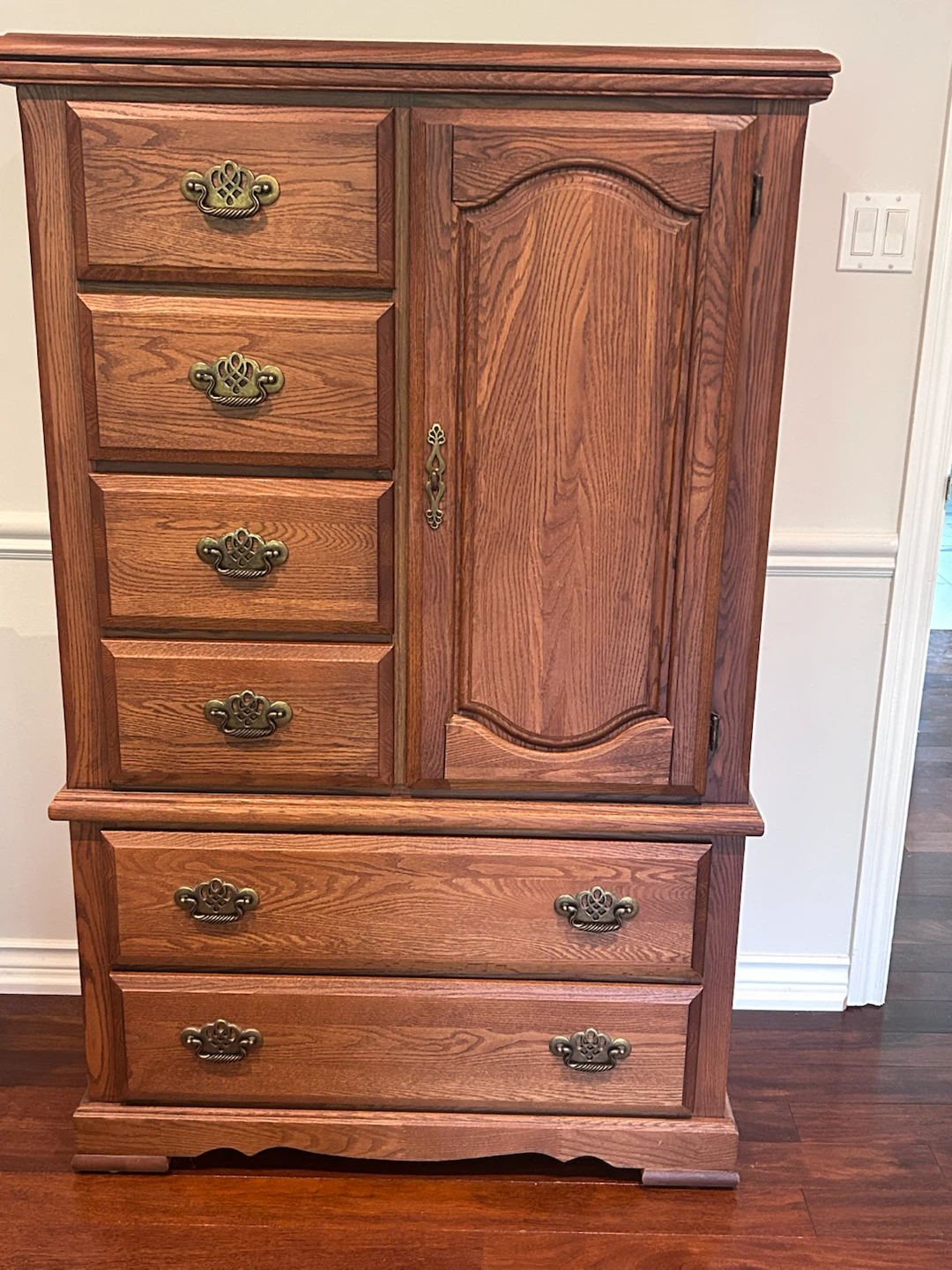 Wooden Dresser with Cabinet
