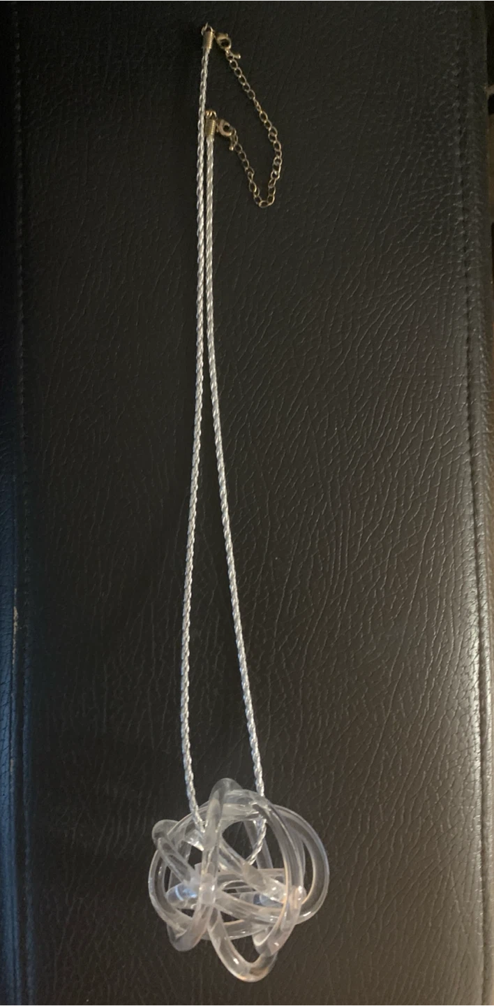 Clear Orb Pendant Necklace - photo 2