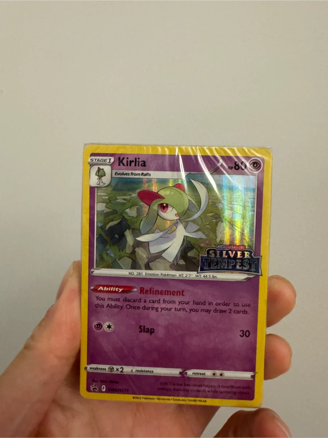 Kirlia Promo SWSH271 Sealed deck silver tempest