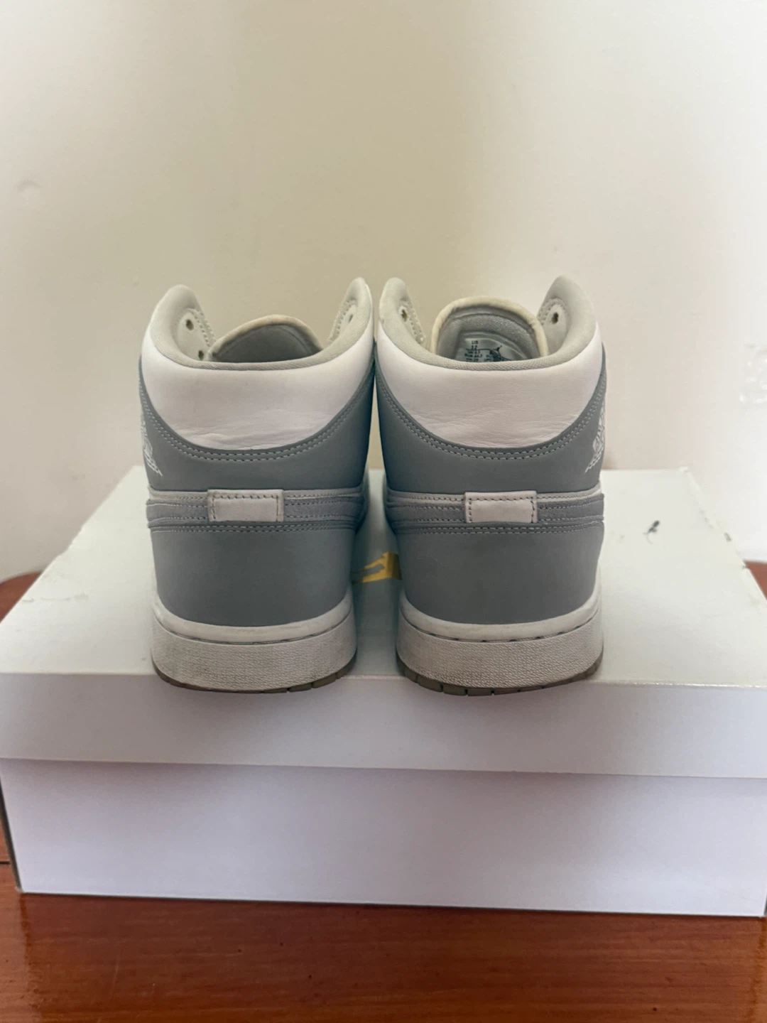 Air Jordan 1 Mid White/Aluminum Wolf Grey – US Size 12 - photo 5