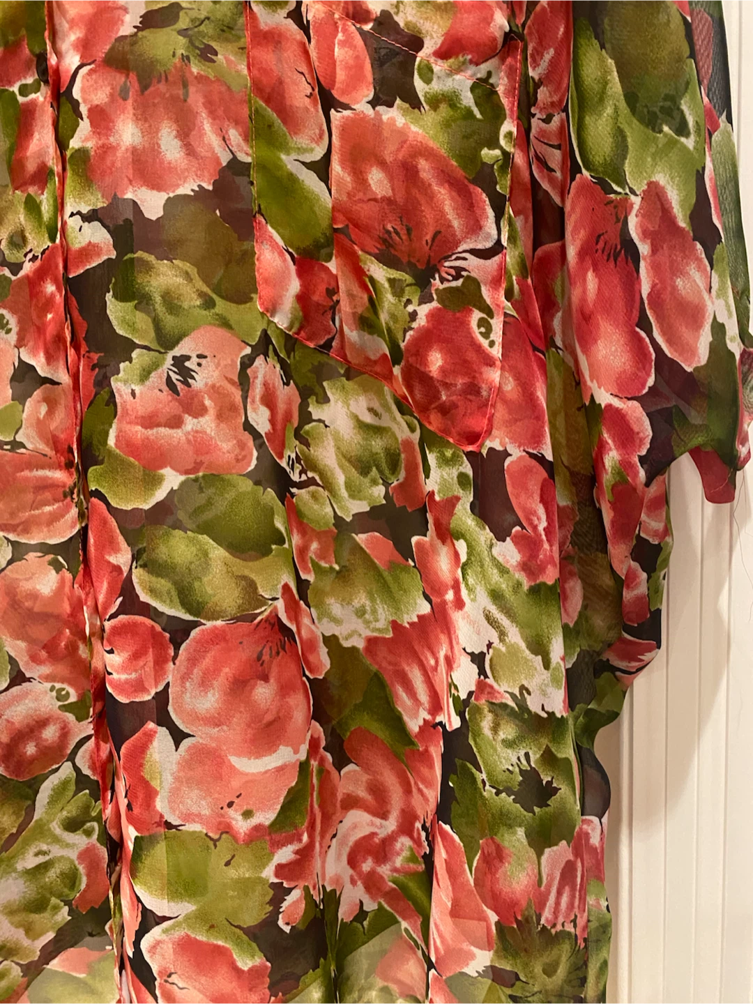 Sheer Floral Blouse (One Size) - photo 2