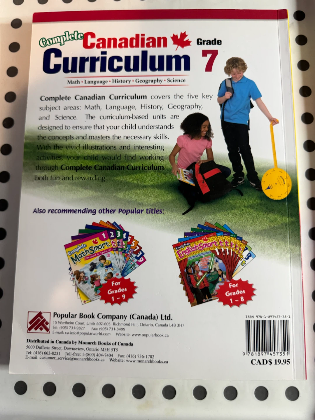 Complete Canadian Curriculum Grade 7 Textbook - photo 3