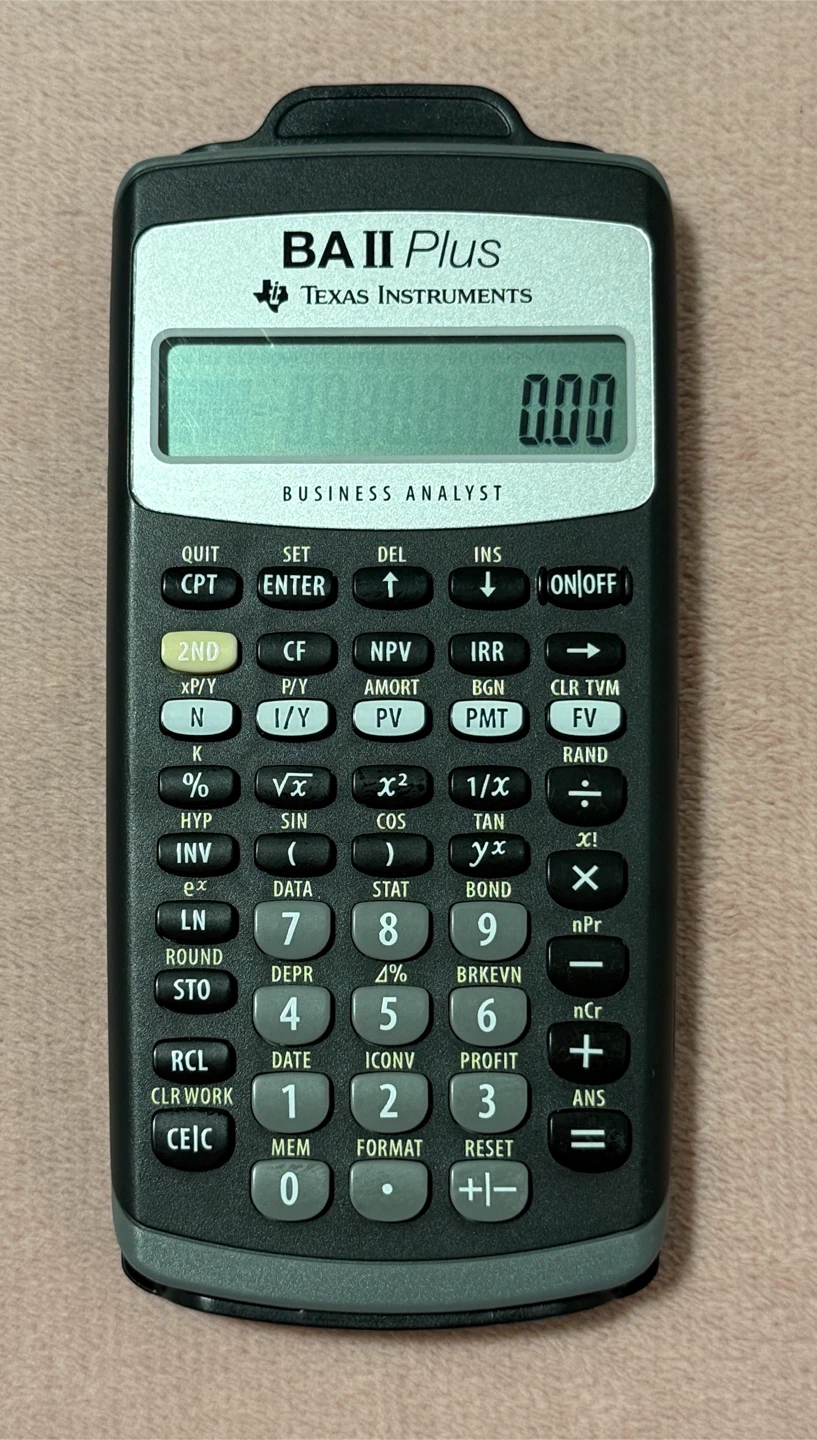 Texas Instruments BA II Plus Business Analyst Calculator